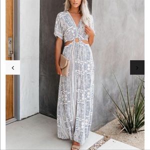 NWT • VICI • Pretty Freckles Cut Out Maxi